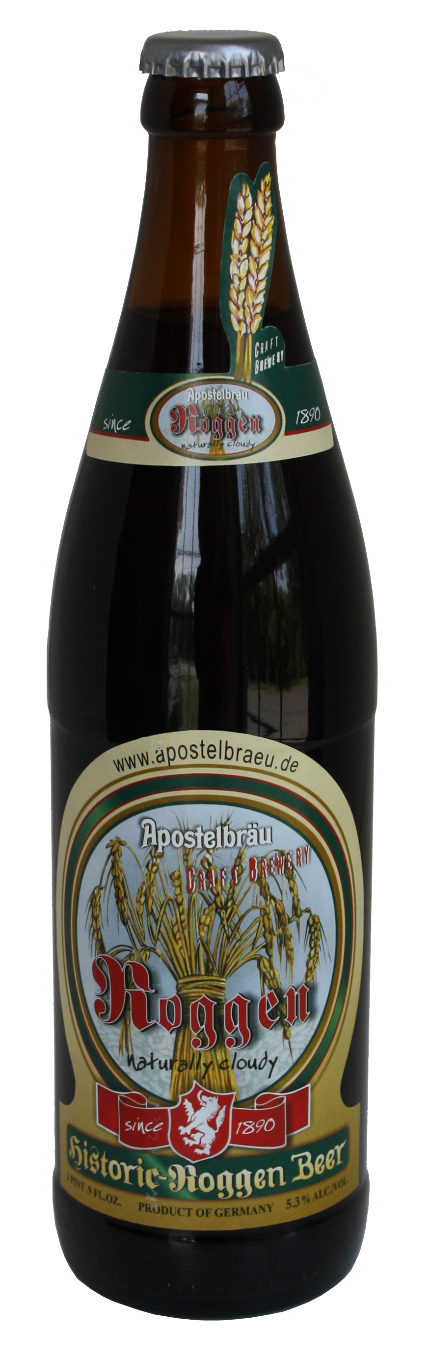 Historic Roggenbier bottle